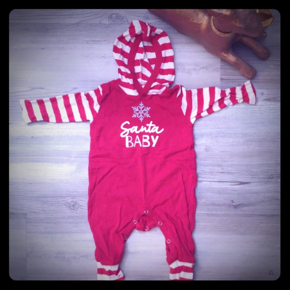 🏷🏷Ships next day! Hooded SANTA BABY outfit